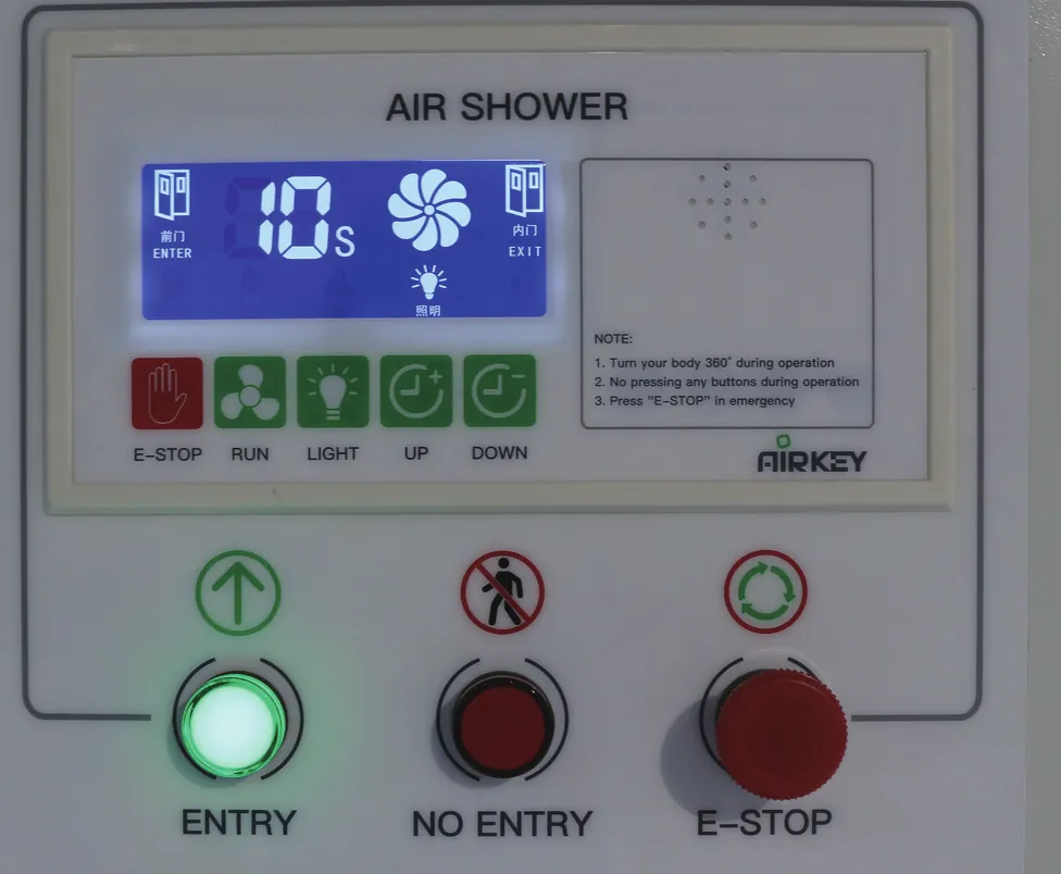 Airkey air shower smart control panel